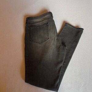 Dittos Women's Legging Mid Rise Jeans in Dark Gray